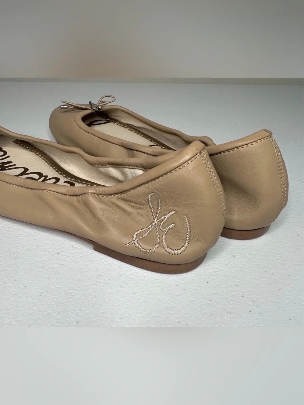 Sam Edelman Felicia Leather Ballet Flats with Bow Detail; NWOB, US 9/EU 39 - Picture 4 of 7